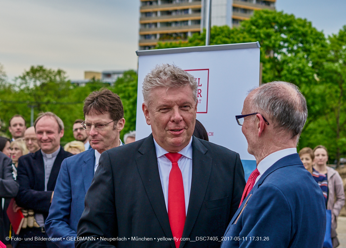 11. Mai 2017 - Grundsteinlegung für die LOGE und dem Kulturquadrat in Neuperlach